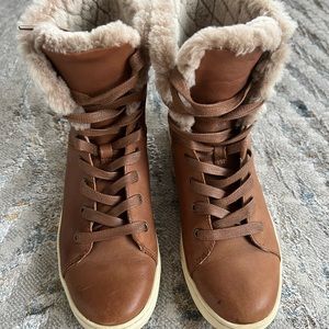 Ugg fur sneakers